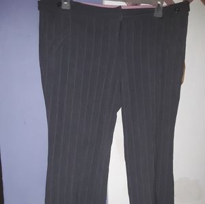 Pink and Gray Pinstripes Pants